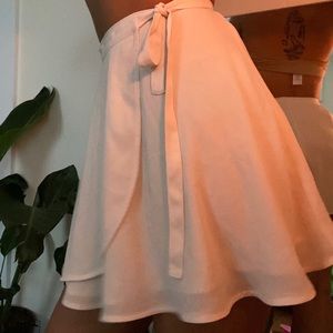 Aritzia’s Sunday’s best mini wrap skirt